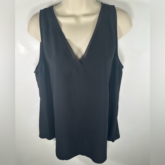 Ann Taylor Factory v-back women’s blouse size large - Picture 1 of 5